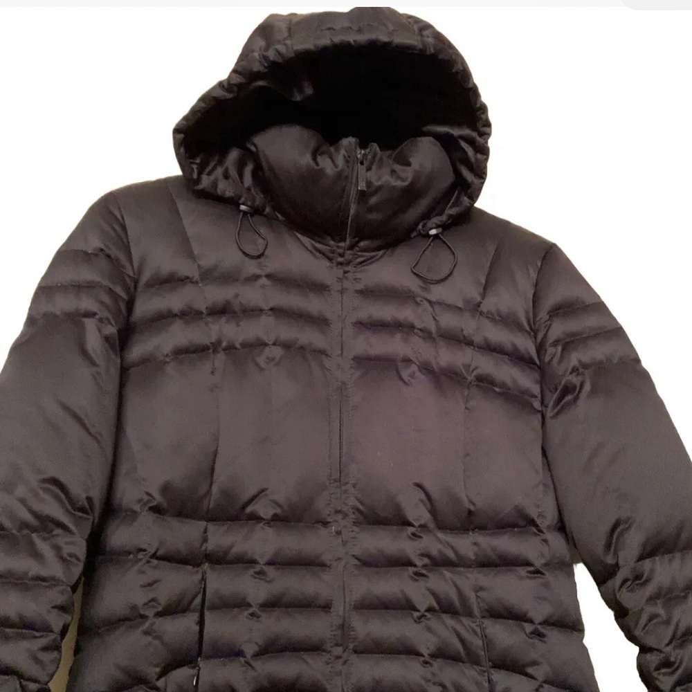 Kalvin Klein Black Winter Jacket Coat Sz Large Faux Fur body.  full insulated,